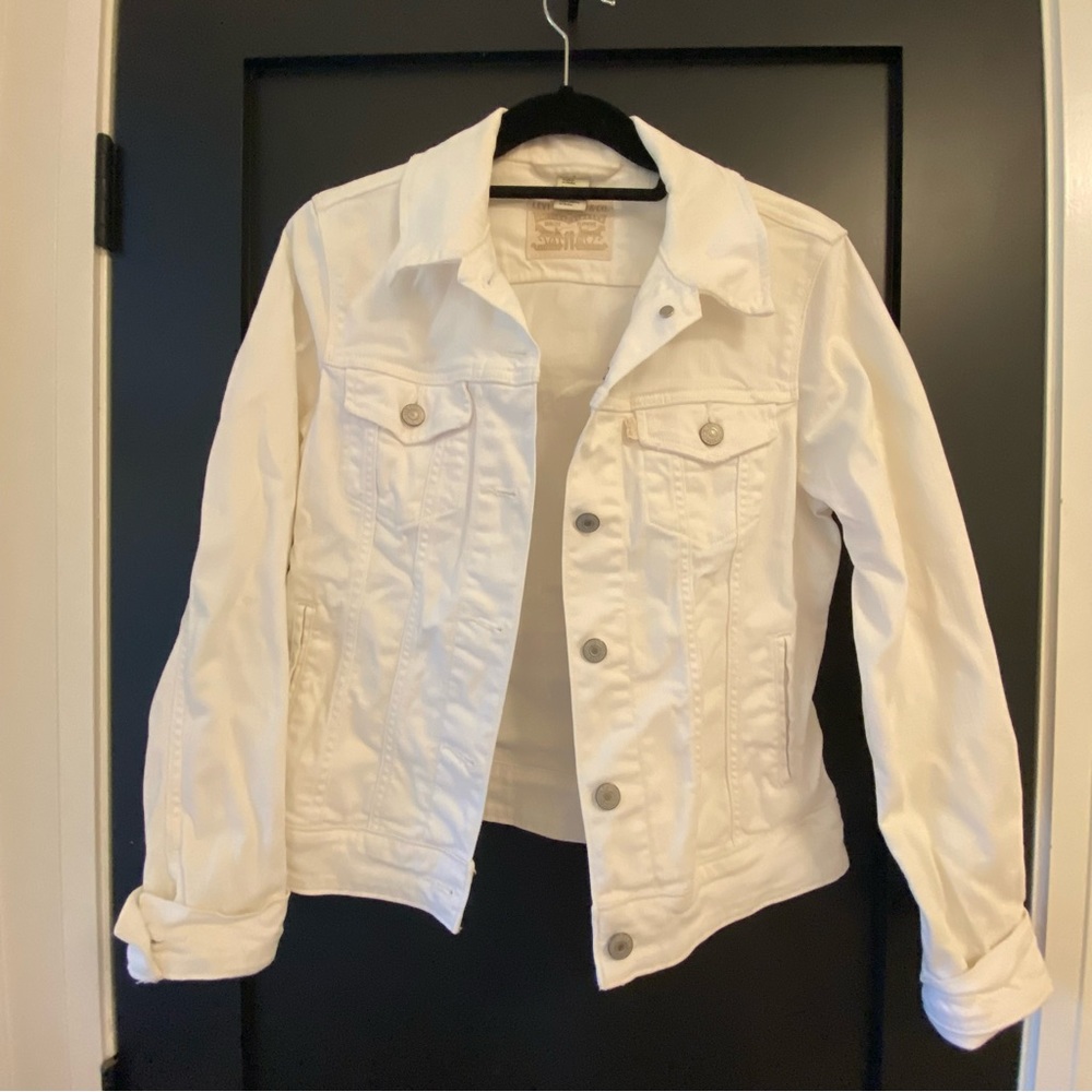Levi’s White Jean Jacket